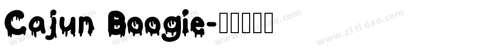Cajun Boogie字体转换